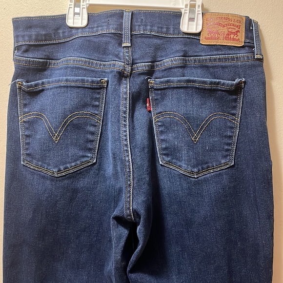 Levi jeans 505 straight size 8 medium wash womens - Picture 7 of 9